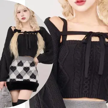 미개봉 새상품 다리치 니트 darich 블랙