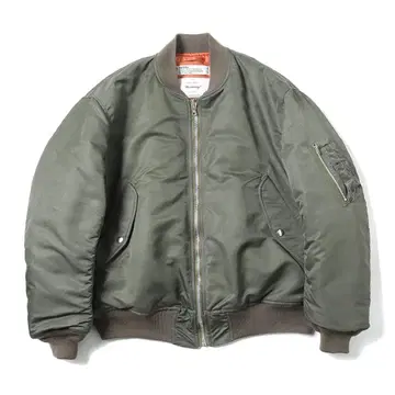 DAIRIKU MA-1 플라이트 자켓 올리브/오렌지