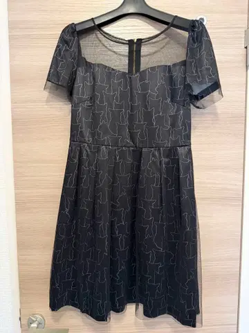 mmts 고양이 튤 원피스