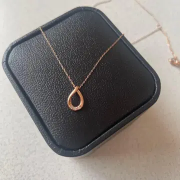 쥬얼리 츠츠미 K10 핑크 골드 펜던트 목걸이 예쁩니다!