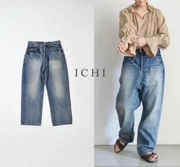 새상품 ichi 이치 데님 사루엘 팬츠