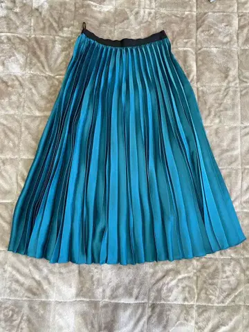 아나이 플리츠 스커트