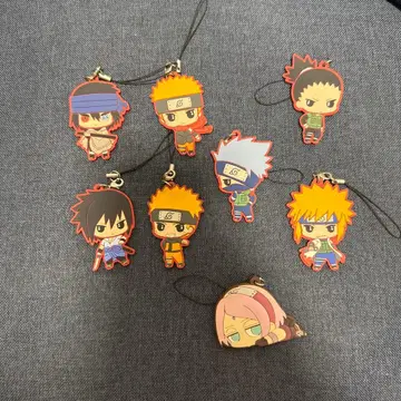 나루토 캐릭터 스트랩 8개 세트