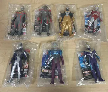 울트라맨 소프트 비닐 세트.