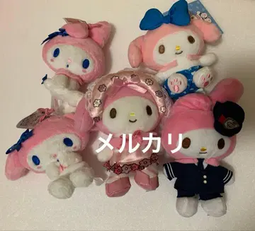 산리오 마이멜로디 마스코트 5점