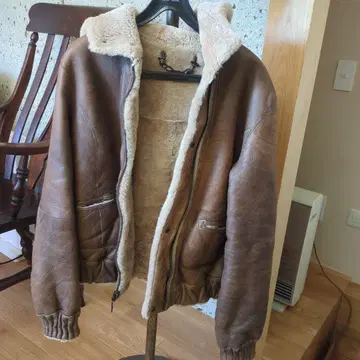 [ HugoBoss ] 가죽 블루종