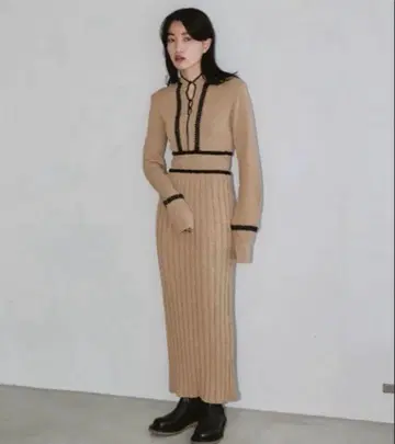 Todayful Blade Piping Knitdress