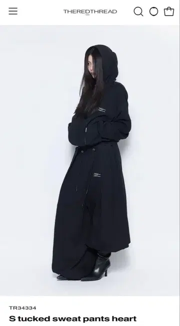 새상품 THEREDTHREAD S tucked sweat pants