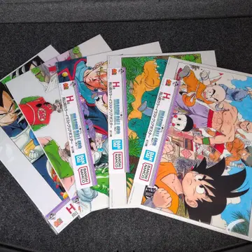 제일복권 드래곤볼 40주년 클리어 포스터 5종 세트