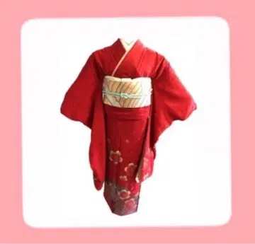 후리소데 오비 오비 장식 천 허리띠 4종 세트