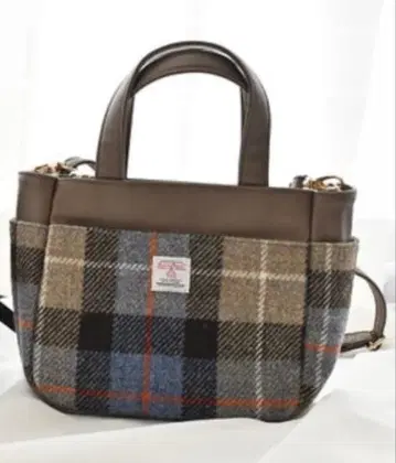 [ 미사용 새상품 ] 시마무라 mumu 해리스 트위드 콜라보 2WAY 백