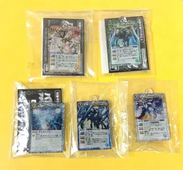 배틀 스피릿 가챠가챠 아크릴 참 컬렉션 5개