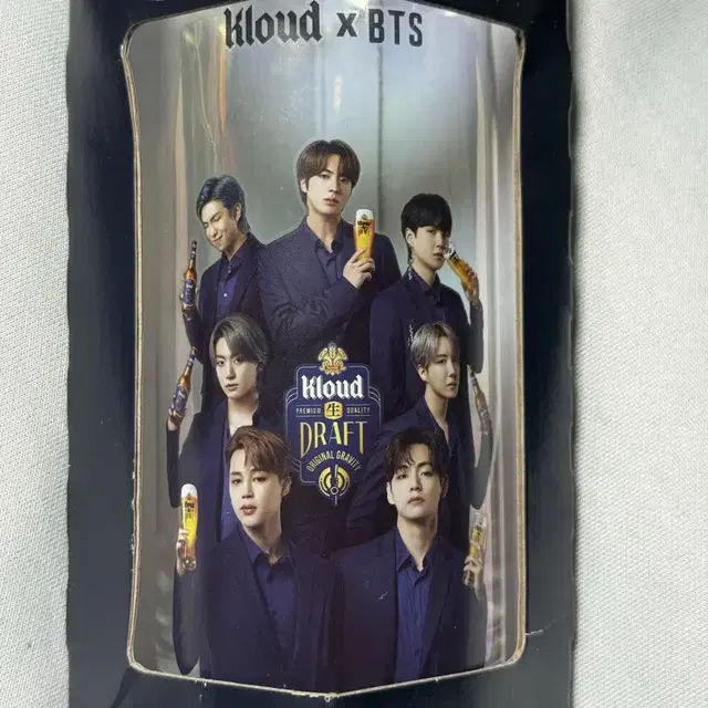 미사용 방탄소년단 클라우드 bts 콜라보 패키지 맥주잔 컵 유리 굿즈