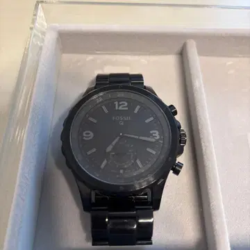 FOSSIL Q 블랙 아날로그 손목시계