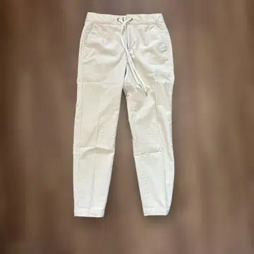 크림색 스트레이트 레그 캐주얼 팬츠 1 사이즈