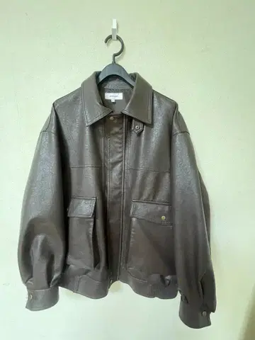 MONO-MART 브라운 가죽 자켓 M 사이즈