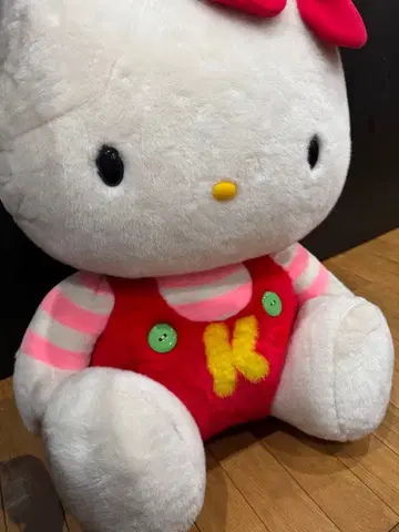 키티 특대형 봉제 인형 쇼와 레트로 산리오 택 포함 약 66cm