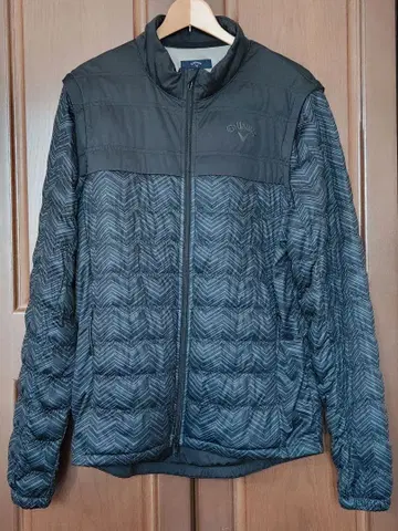 Callaway 블랙 그린 다운 자켓 LL 사이즈
