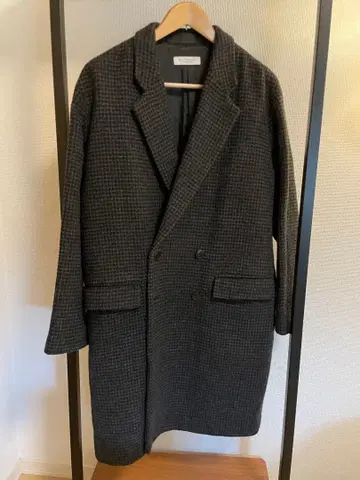 BEAUTY&YOUTH 체스터 코트 오버코트 다크 그레이