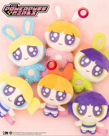 파워퍼프걸 오메메키라키라 봉제인형 블라썸 세트