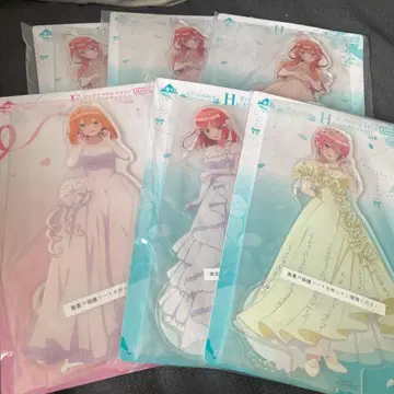 제일복권 5등분의 신부 다섯 쌍둥이로부터 사랑을 담아 빅 아크릴 스탠드