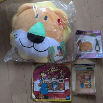 타베코 동물 쿠션 키링 백 세트