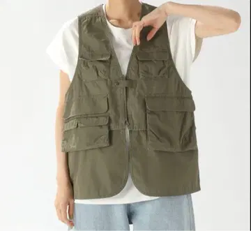 niko and - 낚시용 조끼 올리브 카키