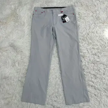 미사용 새상품 SRIXON 스릭슨 골프웨어 슬랙스 팬츠 실버