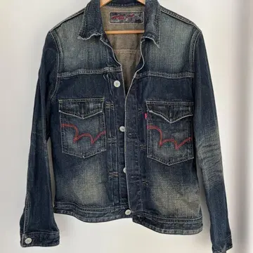 EDWIN 다크 블루 데님 자켓 G XL 사이즈