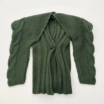 레어 JeanPaul GAULTIER 니트 볼레로 그린