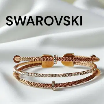 SWAROVSKI 골드 블렌드 크리스탈 뱅글