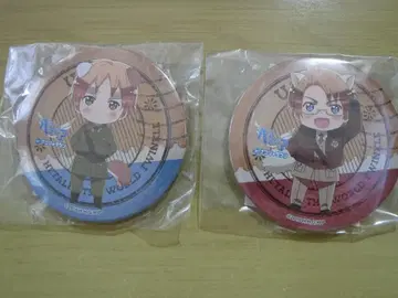 헤타리아 x 난자타운 영국 & 미국 캔뱃지 2종 세트