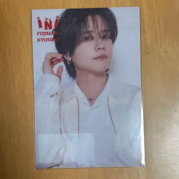 INI 후지마키 쿄스케 클리어 엽서 라포네 스토어 윈
