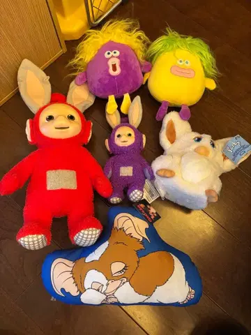 텔레토비즈 봉제 인형 퍼비 그렘린 세트 쿠션 아메리칸