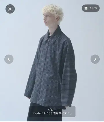 도프스 DOOPZ 체크 자켓 아우터