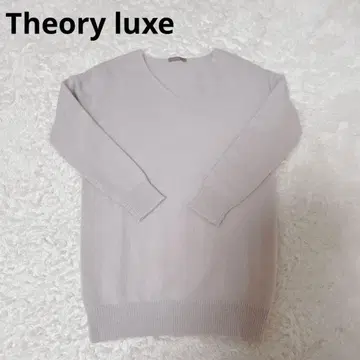 띠어리 럭스 긴팔 스웨터 니트 울 모헤어 V넥 38