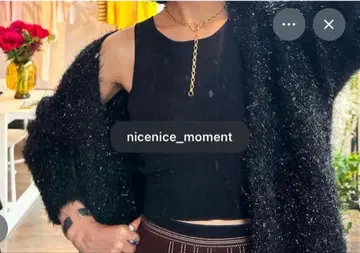 nice nice moment 글리터 가디건
