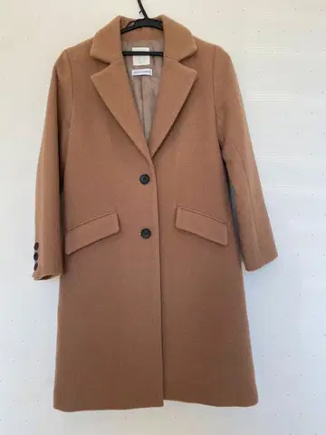 WORLD 베이지 체스터 코트