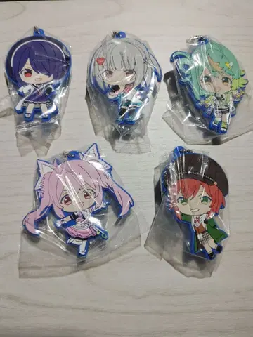 아오기리 고등학교 캡슐 러버 마스코트 5종류