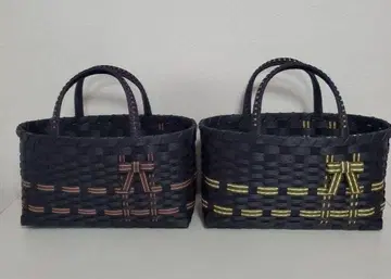 에코 크라프트 바스켓 백