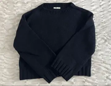 [ GALERIE VIE ] 울 스웨터 네이비