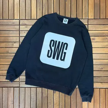 SWAGGER 스와거 SWG 빅 로고 맨투맨 풀오버