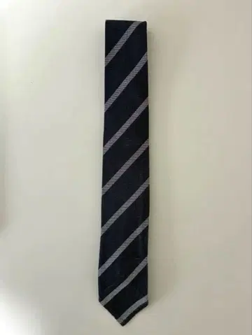 프랑코 스파다 넥타이 네이비 스트라이프