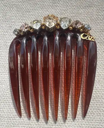 COMPLEXbiz 핑크 계열 스와로브스키 브라운 빗