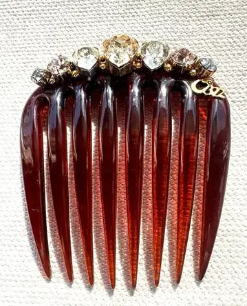 COMPLEXbiz 핑크 계열 스와로브스키 브라운 빗