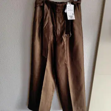 VIS 미사용 브라운 와이드 팬츠 M