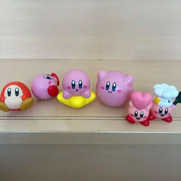 별의 커비 흔들흔들 마스코트 4종 소프트 비닐 2종