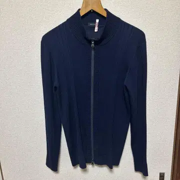 JOSEPH HOMME 네이비 집업 니트 사이즈 48