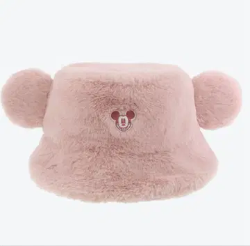 미키마우스 귀 달린 복슬복슬 모자