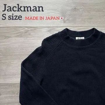 JACKMAN 잭맨 와플 니트 스웨터 S 일본제